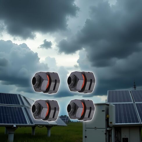 4 قطع مقاومة للغبار ومقاومة للماء IP68 برغي تهوية - صمام تخفيض الضغط M12x1.5، قابس تهوية الإضاءة للتحكم في الرطوبة والضغط، برغي تهوية للحاويات الكهربائية الخارجية in Kuwait