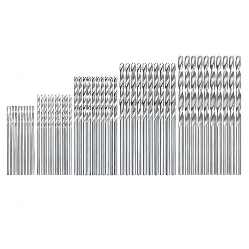 50 Piece Alloy Steel Twist Drill Bits Set High Efficiency Woodworking Drilling in Kuwait