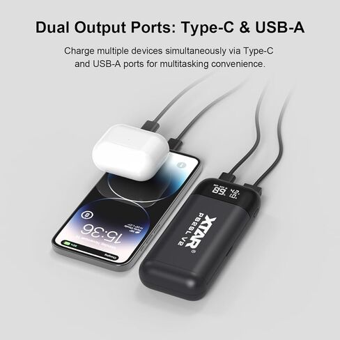 شاحن بطارية XTAR PB2SL V2 Universal 18650 18700 20700 21700 مع وظيفة الإخراج، يدعم QC3.0 PD3.0 Type C الشحن السريع in Kuwait