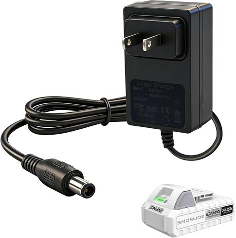24VCHRG-QC iON+ Quick Charger Compatible with Snow Joe & Sun Joe 24V 24V iBAT24 and 24VBAT Lithium Ion Battery with All iON Battery Models iBAT24-LT, iBAT24-XR, 24VBAT-LTE, 24VBAT-XR AC Adapter in Kuwait