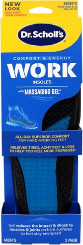 Dr. Scholl's Work Massaging Gel, Advanced Insoles for Shoe Inserts, Standart, For Men, 1 Pair in Saudi Arabia