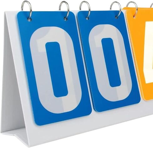 Flip Number Score Board Multi Sports Scoreboard 4 Digits Scoring Board Table Score Flipper for Badminton Basketball in Saudi Arabia
