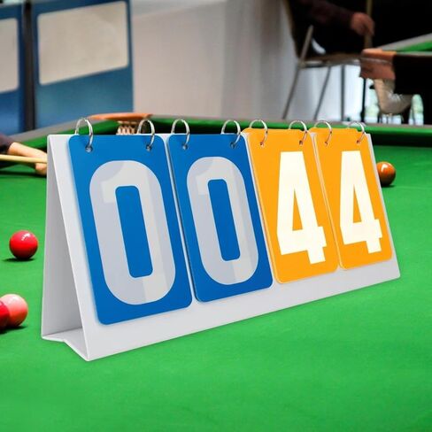 Flip Number Score Board Multi Sports Scoreboard 4 Digits Scoring Board Table Score Flipper for Badminton Basketball in Saudi Arabia