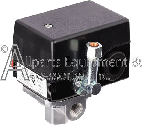 Z-D21136 مفتاح ضغط 4 منافذ 140-175 رطل لكل بوصة مربعة ثنائي القطب 120-240 فولت متوافق مع وحدات ضاغط الهواء بكابل Craftsman وDeVilbiss وPorter in Kuwait