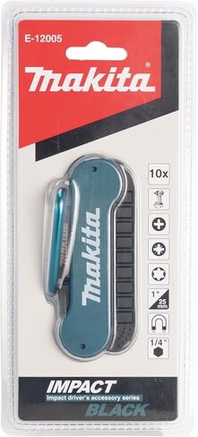 Makita E-12005 10 Piece 25mm Impact Black Bit Set in Kuwait