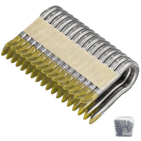 9GA Barbed Fencing Staples 1-3/4 Inch (960 Count) - Galvanized Heavy Duty Wire Fence Nails Compatible with DeWalt DFS9175B1G Cordless Stapler - for Livestock, Field & Mesh Fencing in Kuwait