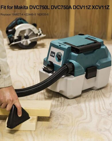 مجموعة مرشحات التفريغ مناسبة لماكيتا DVC750L DVC750A DCV11Z XCV11Z استبدال 199827-4 422449-8 162635-6، 2 × فلتر قماش، 4 × فلتر مخمد in Kuwait