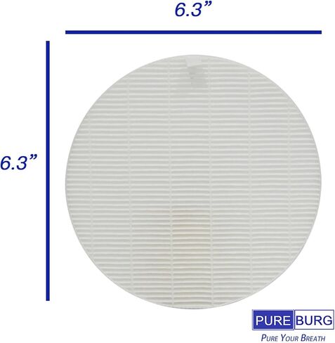 فلتر بديل PUREBURG متوافق مع مجمع غبار الأظافر Melodysusie HPro SProR، أبعاد 6 عبوات: 6.3 بوصة × 6.3 بوصة × 0.39 بوصة تنظيف الهواء لغبار الأظافر بكفاءة عالية in Kuwait