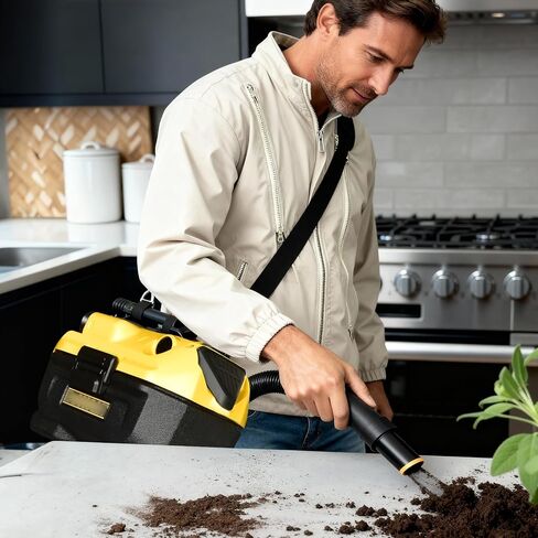 Universal Vacuum Shoulder Strap for Armor All/for Dewalt/for Shark, Adjustable Heavy Carrying Duty Strap for Wet Dry Vacuum, Hands Free Carrying Accessory for Car Detailing, Garage & Home Use in Kuwait
