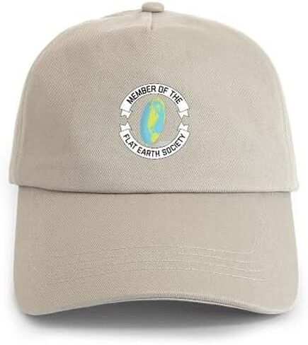 قبعة CafePress Flat Earth Society قبعة بيسبول قابلة للتعديل in Kuwait