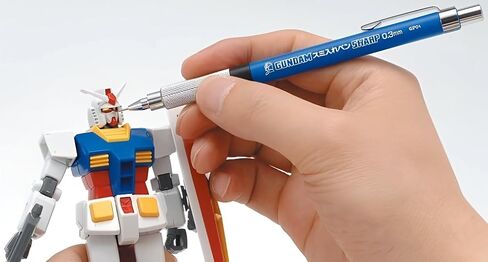 GSI Creos Gundam Marker بطانة أسود مع قلم رصاص ميكانيكي حاد ، 0.3 ملم in Kuwait