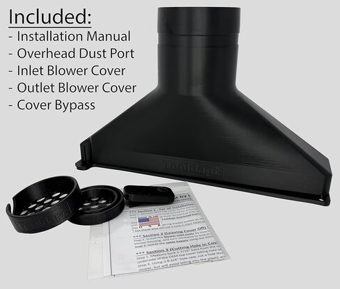 Improved Overhead Dust Port for DeWalt DW735 & DW735X - For 4" Dust Collection Hoses - Made in USA! in Kuwait