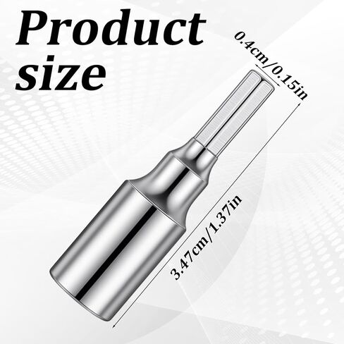 3 Pack 4mm to 1/4 Bit Adapter 4mm to 1/4 Inch Hex Bit Adapter Magnetic in Kuwait
