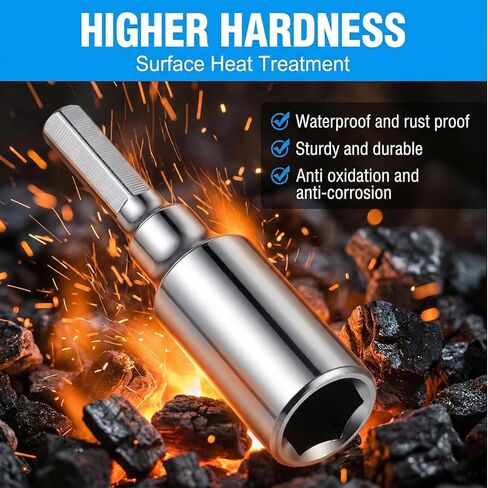 3 Pack 4mm to 1/4 Bit Adapter 4mm to 1/4 Inch Hex Bit Adapter Magnetic in Kuwait