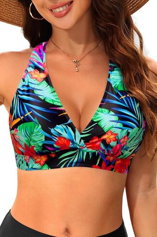 ملابس السباحة Tempt Me Women Halter بيكيني علوية رافعة للأعلى فقط in Kuwait