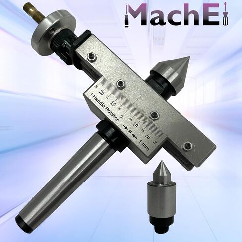نظام الخراطة المستدقة الحاصل على براءة اختراع من MachEl Design للمخرطة الخلفية مع خيارات المركز الحي والميت (Morse Taper MT2) in Kuwait