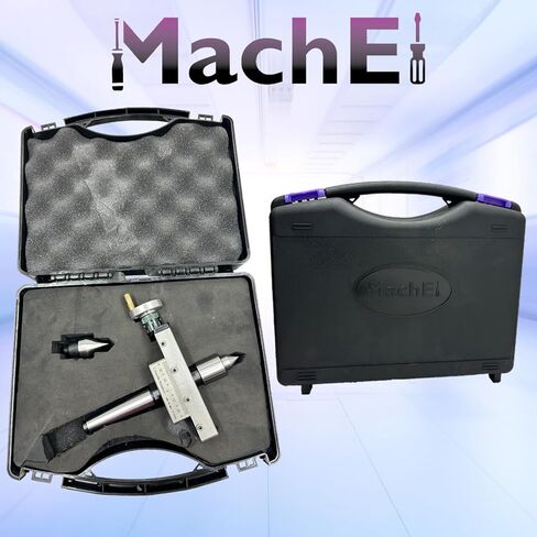 نظام الخراطة المستدقة الحاصل على براءة اختراع من MachEl Design للمخرطة الخلفية مع خيارات المركز الحي والميت (Morse Taper MT2) in Kuwait