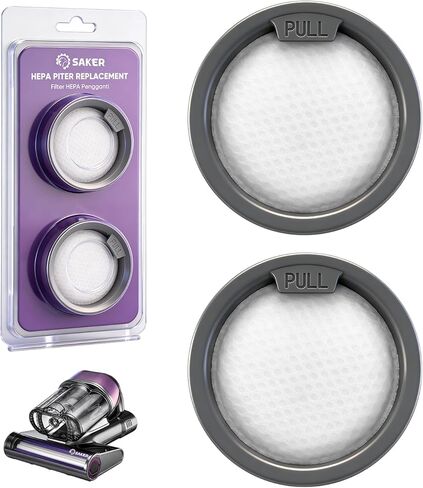 Saker HEPA Filter 2-Piece Set for Saker Mattress Vacuum Cleaner, 2 Replaceable HEPA Filters Accessories Only for Saker Mattress Vacuum Cleaner CY168 in Kuwait