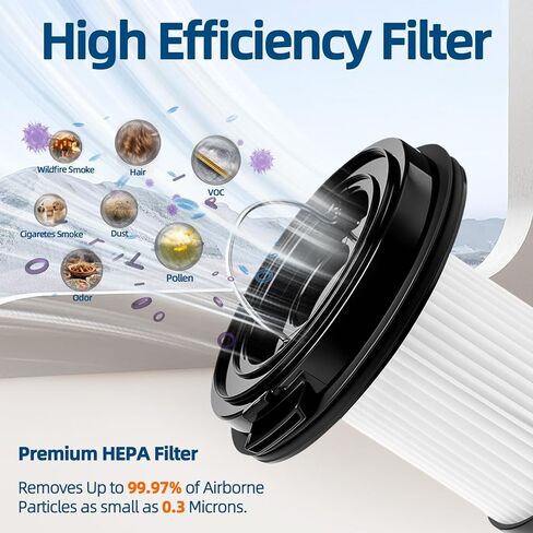 6 عبوات استبدال فلتر XR 200 وات: للمكنسة الكهربائية Bissell CleanView XR Pet 300W / Powerlifter Turbo Cordless Stick 3789، 3789U، 3789X، 3797، 3797V، 3797W، الجزء 1638010 in Kuwait