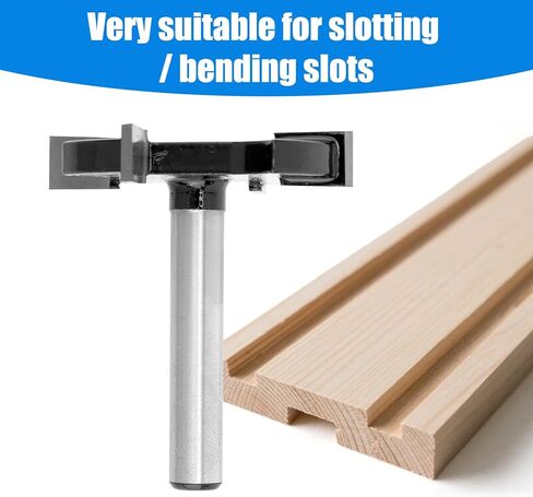 CNC Spoilboard Surfacing Router Bit, 1/4 Shank Slab Flattening Router Bit 4 Wings Carbide 1-1/2 Inch Cutting Diameter Woodworking Tool for Wood Surface Planing in Kuwait