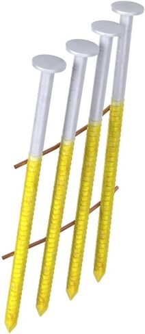 Grip-Rite 15 Degree Wire Collated Coil Siding and Fencing Nails - Exterior Galvanized Nails for Wood-To-Wood Applications - 2-3/16" x .092-1200 Count - GRC7R92HG1 in Kuwait
