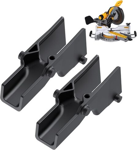 Miter Saw Dust Deflector NA033407, 2-Pack Dust Collection Adapter Replacement for DWS779 DWS780 DWS779R DWS780-B2, Durable Dust Port for Improved Dust Management in Kuwait