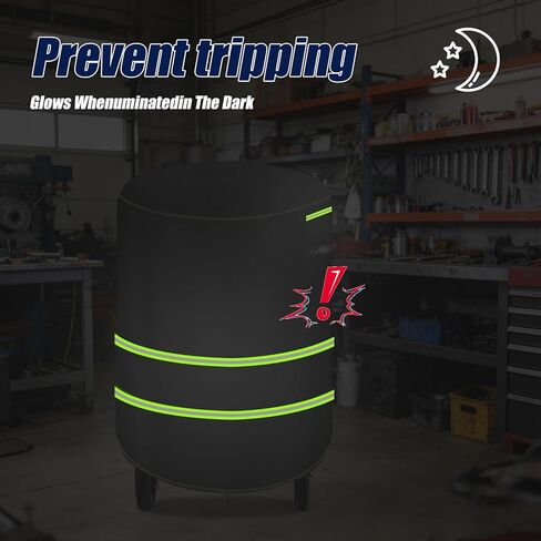 Upright Air Compressor Cover, 600D Heavy Duty Waterproof Air Compressor Cover, Suitable for 20-30 Gallon Vertical Air Compressors and Other Air Compressor Covers of the Same Size (Black) in Kuwait