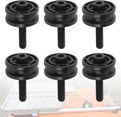 Tile Saw Roller Assembly for Ridgid 7" & Ryobi, 6 Pack | Fits for Ridgid R4030 R4030S R4031 R40311 Ryobi DT180EVO, Replaces 089041054704, 306784001, 524820001 Table Roller in Saudi Arabia