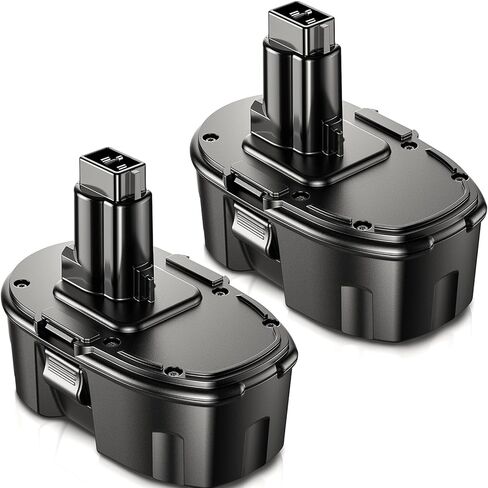 2Pack 5000mAh Replacement for Dewalt 18V Battery Ni-Mh Compatible with DC9098 DC9096 DC9099 DC970 DW9095 DW9096 DE9039 DE9095 DE9096 DE9098 DW9098 DW9099 Cordless Power Tools in Kuwait