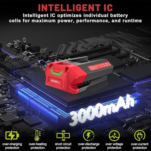 بطارية بديلة 3.0 أمبير في الساعة لبطارية SKIL 40 فولت BY8705-00 PWRCore 40 متوافقة مع أدوات الطاقة SKIL 40 فولت PM4910 LT4818 CS4555 in Kuwait