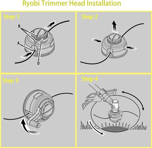 THTEN 530455002 مقبض عثرة 530366001 زنبرك الإسكان متوافق مع Ryobi 18V P2009 40V RY15523A RY15523AVNM Eater Parts Homelite 311759011، UT26CSEMC، UT26CSEMCVNM، UT26CSL3، UT26CSL3EMCVNM ماكينة تشذيب الحشائش in Kuwait