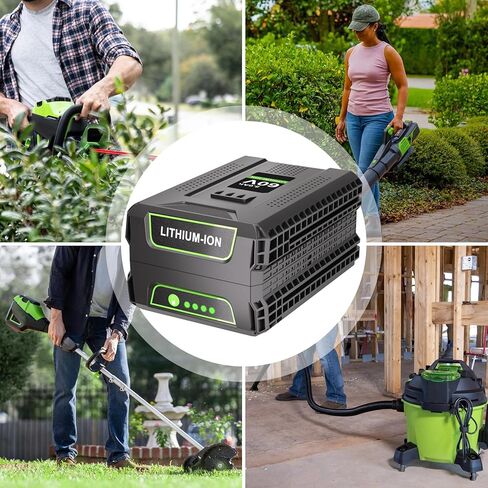 KUNLUN 5.0Ah 60V Replacement Battery Compatible for Greenworks 60v Battery Max Lithium Lon Battery LB60A03 LB60A02 LB60A00 Cordless Power Tool Batteries in Kuwait