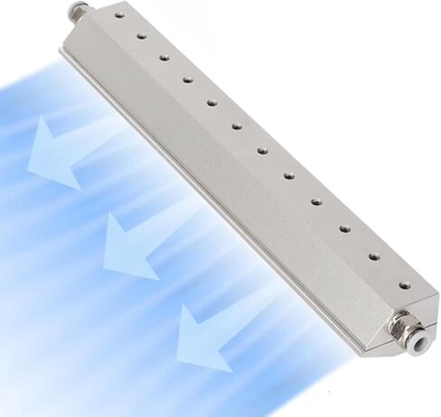 Aluminum Dust Blowing Air Blade, Industrial Air Knife Blower, with 1/4" Thread Interface, Water Removal, Dust Removal, Wind Curtain Isolation, for Industrial Production Line in Kuwait