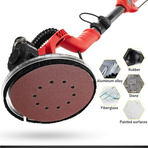 50 Pack 9 Inch 10 Hole 120 Grit Hook-and-Loop Drywall Sandpaper, Aluminum Oxide Sander Disc, Hook & Loop Sanding Discs, Drywall Sanding Discs for ‎9" Drywalls Sander Wood Furniture Finishing in Kuwait