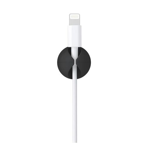 Cable Clips, 12 Pack Black Self Adhesive Cord Holder, Ideal Cable Management Cord Organizer Wire Keeper for Desk, Nightstand, Phone Charger, Computer, Home, Office, Car(Black 12P) in Kuwait
