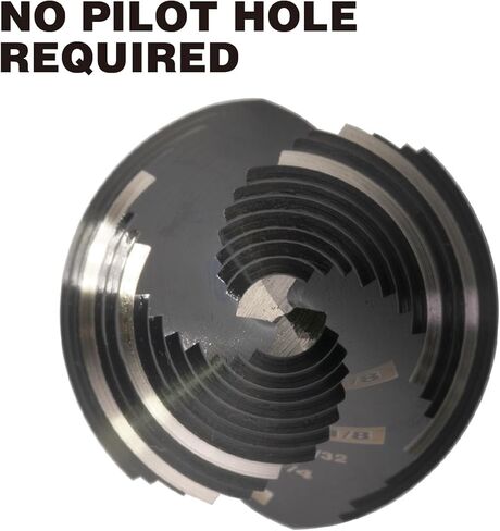 M2 HSS 3/16 "- 7/8" لقمة مثقاب ذات خطوة سريعة التغيير لقم ثقب مزدوج مخدد لحفر الثقب في الفولاذ المقاوم للصدأ والنحاس والألومنيوم والخشب والبلاستيك in Kuwait