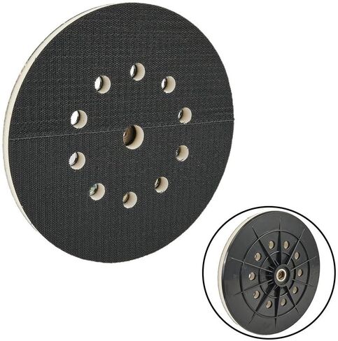 9 Inch 215 mm 10-Hole Backup Pad for Drywall Sanders with 6 mm Thread – ABS & Soft Foam Sanding Disc for Dustless and Porta Cable Sanders in Kuwait