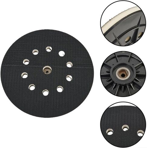 9 Inch 215 mm 10-Hole Backup Pad for Drywall Sanders with 6 mm Thread – ABS & Soft Foam Sanding Disc for Dustless and Porta Cable Sanders in Kuwait