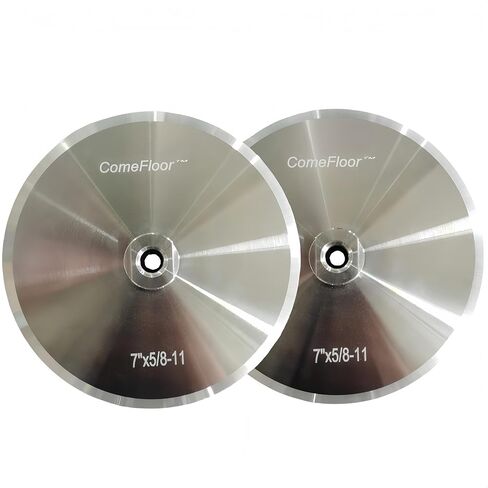 Aluminum Backer Pad Hook and Loop Backing Pad with 5/8"-11 Thread (7") 2pcs in Kuwait