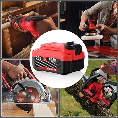 2Pack 7000mah Replacement for Craftsman 20V Battery Lithium Compatible with Craftsman V20 Battery CMCB205 CMCB204 CMCB202 CMCB201 CMCB206 CMCB209 CMCS500 Cordless Power Tools in Kuwait