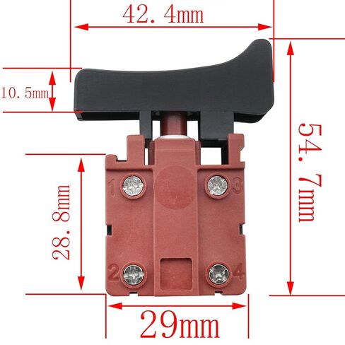 CHENJIN 2PCS 26/35 Electric Drill Hammer Tool Speed Control Push Button Switches Compatible with Angle Grinders Hand Drills in Kuwait