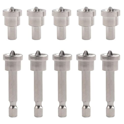 10 Pack Drywall Screw Setter Bit Set Magnetic Drywall Screwdriver Bits Preset Depth Positioning Bits for Drywall Sheets Installation Sheetrock Panel Plasterboard Ceiling Cordless Drill Driver in Kuwait