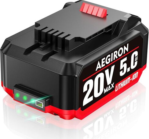 Upgraded 20V 5.0Ah High Capacity Battery, Replacement for Bauer 20V Lithium-Ion Battery, Fits Bauer Hypermax 20V Cordless Tools 1701C-B 1702C-B 1907C-B 2108C-B 2109C-B in Kuwait