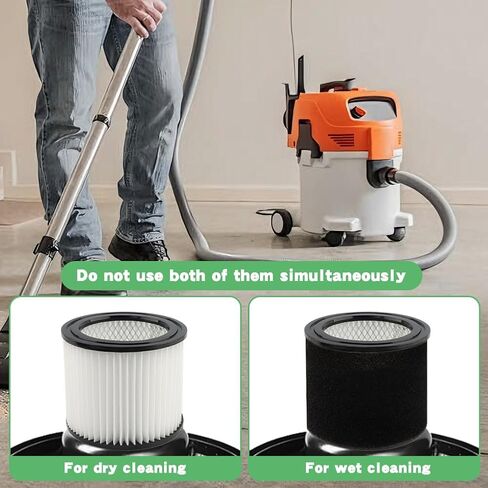 Shop Vac 90398 Cartridge Filter Replacement, For Type AA Wet/Dry Vacuums, Compatible with 9039800/9039833/118692(White,Size:/) in Kuwait