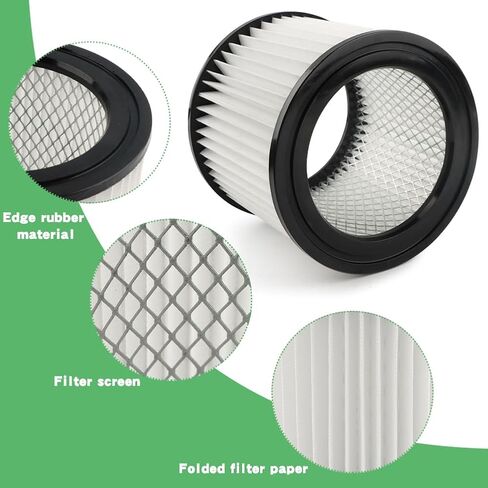 Shop Vac 90398 Cartridge Filter Replacement, For Type AA Wet/Dry Vacuums, Compatible with 9039800/9039833/118692(White,Size:/) in Kuwait