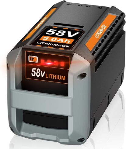 بديل 58 فولت لبطارية Echo 58V 5.0Ah CBP-58V40، لأداة الطاقة من سلسلة 58V MAX PRO CBP-58V2AH CHT-58V CDST-58V CPLB-58VBT CST-58V (رمادي)، لبطارية الصدى in Kuwait