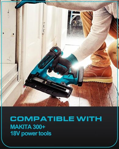 VANTTECH 3.0Ah 2-Pack 18V بطارية بديلة لبطارية ماكيتا 18 فولت BL1820B-2 BL1830B-2 متوافقة مع ماكيتا BL1815 BL1820 BL1830 BL1830B 1840B 1850B BL1860B (أسود) in Kuwait