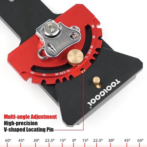 TOOLCOOL منشار المسار مربع دليل السكك الحديدية مربع 90 درجة إلى 15 درجة زاوية قابلة للتعديل منشار المسار الملحقات المتوافقة مع قضبان دليل Festool Makita Wen و Milwaukee in Kuwait