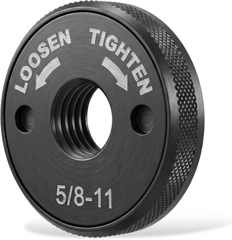 5/8-11 Thread Angle Grinder Flange Nut Angle Grinder Nut No Wrench Required Self Locking Flange Nuts for 4.5" and 5" Angles Grinders Quicklock Grinders Nuts Quick Release Metal Lock in Kuwait