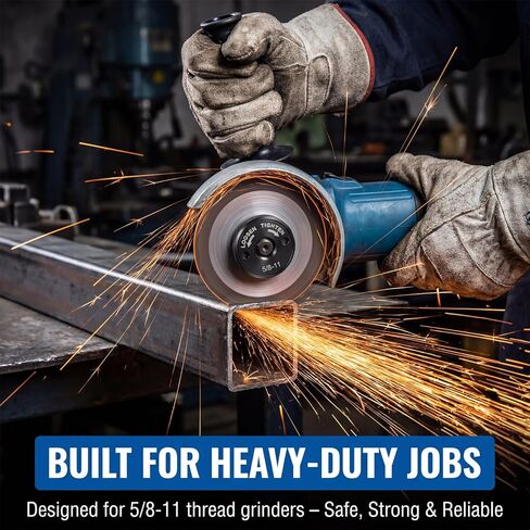 5/8-11 Thread Angle Grinder Flange Nut Angle Grinder Nut No Wrench Required Self Locking Flange Nuts for 4.5" and 5" Angles Grinders Quicklock Grinders Nuts Quick Release Metal Lock in Kuwait
